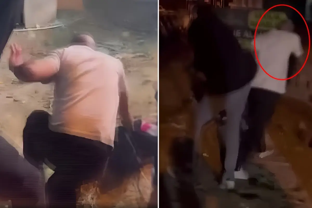 kadini darp eden sahsa cevredeki vatandaslardan meydan dayagi h7H2eZ1C