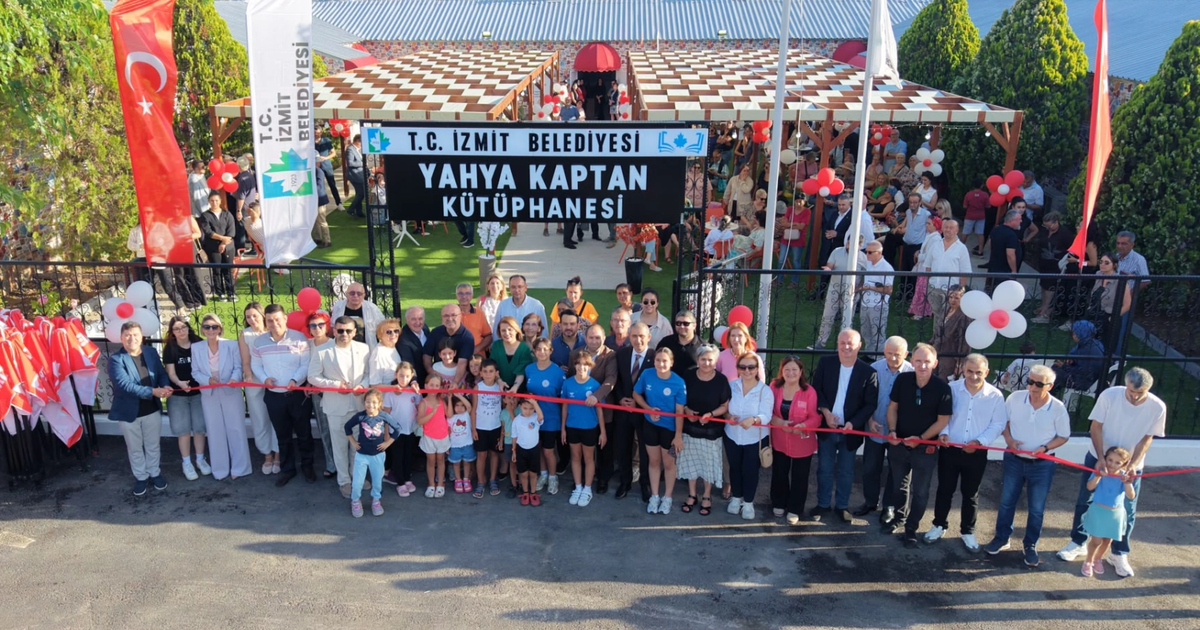 Izmit belediyesinden hizmet atagi yahya kaptan kutuphanesi acildi adjBFr6O